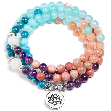 108 Spirit of Nature Beads Mala Bracelet-Your Soul Place